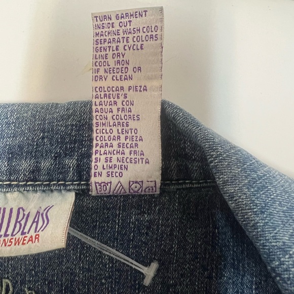 Vintage women’s Bill Blass Blue Denim Jacket - Picture 7 of 10